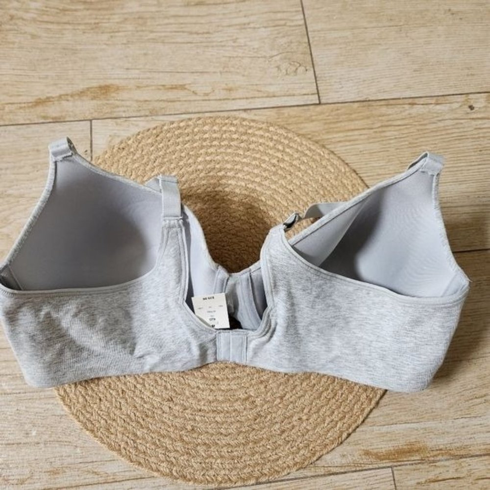 Bali Light Heather Gray Cloth Underwire Adjustable Semi Padded Bra 42D - Picture 4 of 6